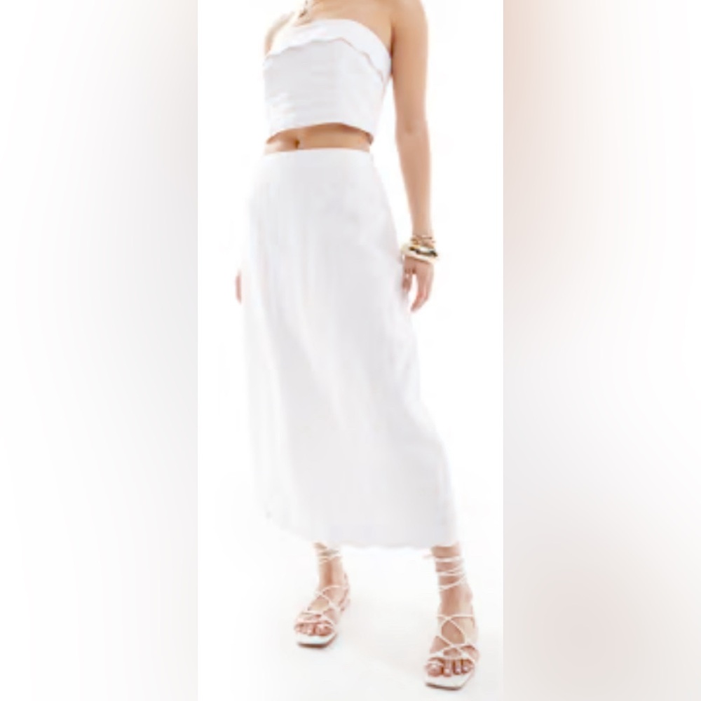 Abercrombie & Fitch Maxi 100% premium Linen skirt / Size medium